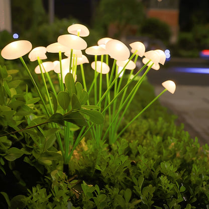 Ogrodowa lampka solarna meduza i grzybek LED | Dekoracja ogrodu | Oświetlenie ścieżki