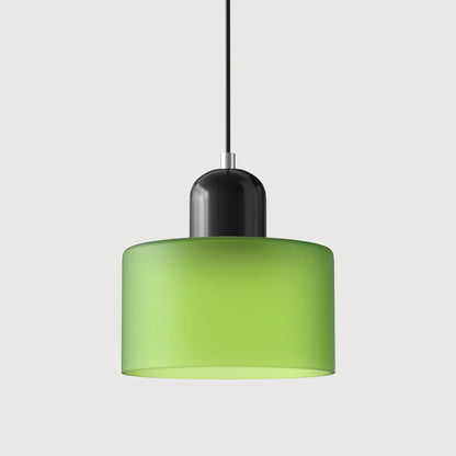 Bau - cylindryczna lampa wisząca z kolorowego szkła 30
