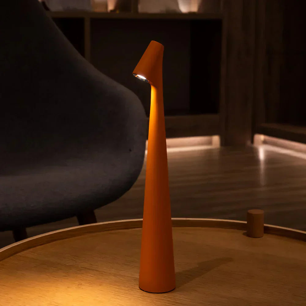 Bezprzewodowa Lampa Stołowa LED z Dotykowym Ściemniaczem – Minimalistyczna Lampka Nocna do Czytania 3