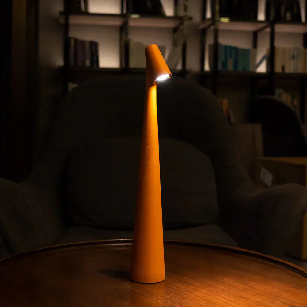 Bezprzewodowa Lampa Stołowa LED z Dotykowym Ściemniaczem – Minimalistyczna Lampka Nocna do Czytania 4