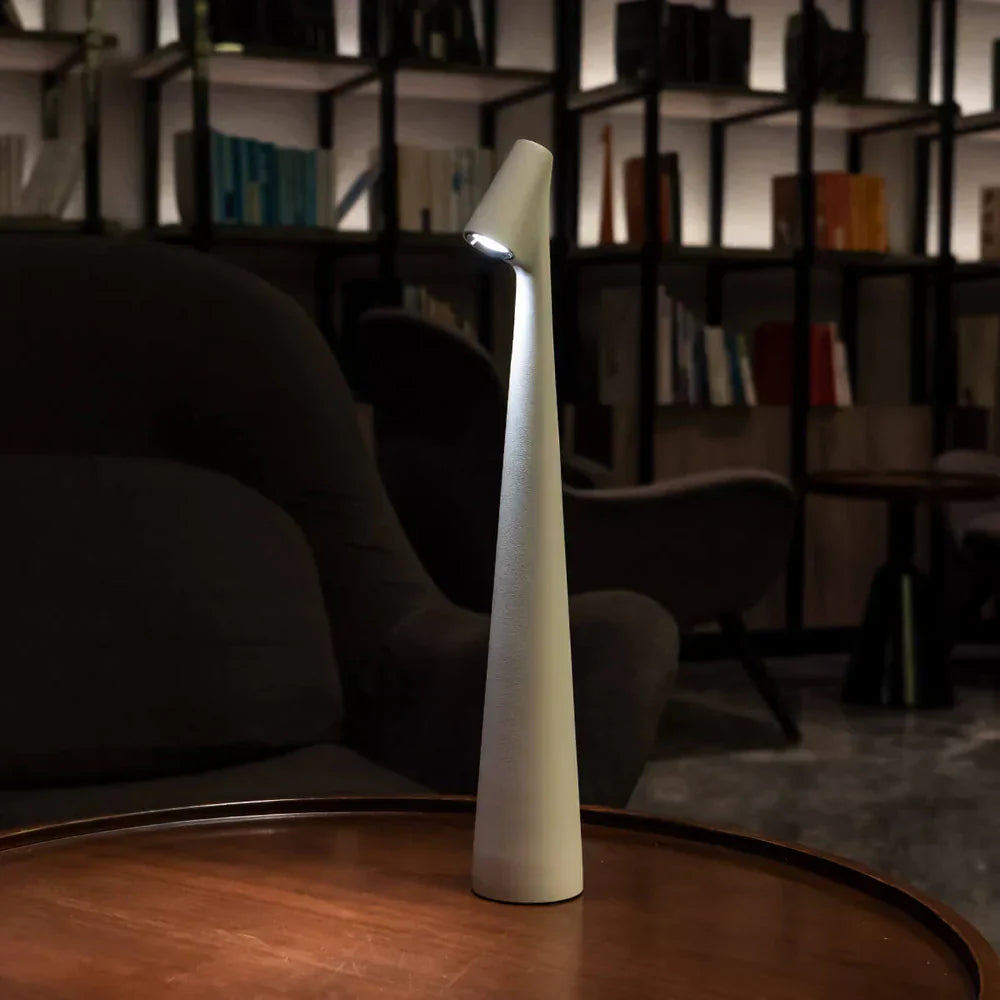 Bezprzewodowa Lampa Stołowa LED z Dotykowym Ściemniaczem – Minimalistyczna Lampka Nocna do Czytania 5