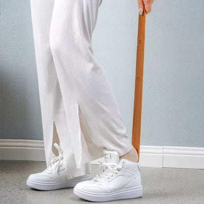 Extra-długa Łyżka do Butów z Ergonomiczną Rączką – Czarna, Idealna do Codziennego Użytku, Ochrona Obuwia, 70 cm 3