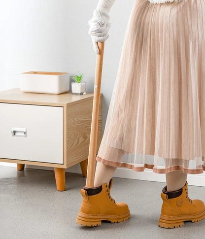 Extra-długa Łyżka do Butów z Ergonomiczną Rączką – Czarna, Idealna do Codziennego Użytku, Ochrona Obuwia, 70 cm 4