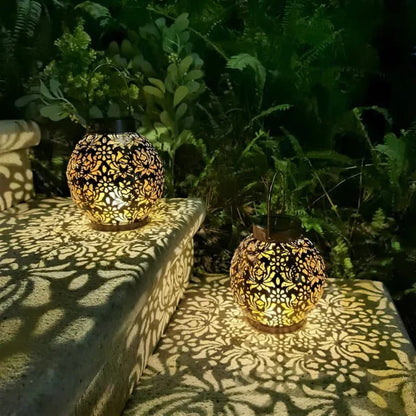 Lampa Wisząca LED Zasilana Energiją Słoneczną, Odporna na Warunki Atmosferyczne z Regulowaną Jasnością i Pilotem 1