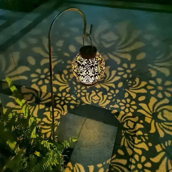 Lampa Wisząca LED Zasilana Energiją Słoneczną, Odporna na Warunki Atmosferyczne z Regulowaną Jasnością i Pilotem 3