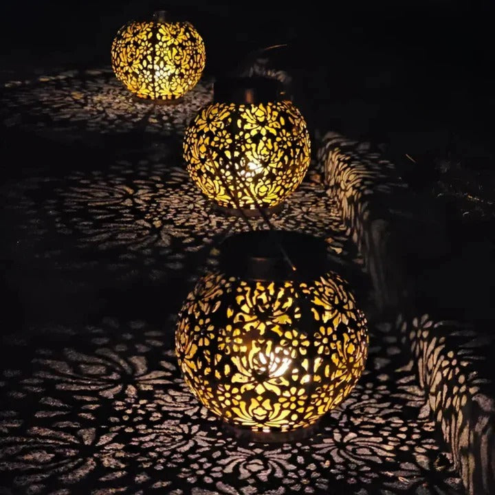 Lampa Wisząca LED Zasilana Energiją Słoneczną, Odporna na Warunki Atmosferyczne z Regulowaną Jasnością i Pilotem 4
