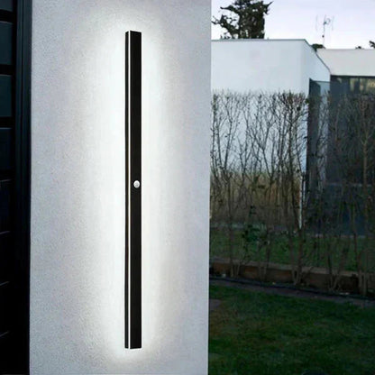 Nowoczesna Lampa Elewacyjna LED, Pionowy Pasek Świetlny, Energooszczędna, Odporna na Warunki Atmosferyczne, Różne Rozmiary 9