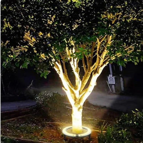 Nowoczesna Lampa Ogrodowa LED 360° z Aluminium i Szkła – Oświetlenie do Ogrodu, Idealna do Drzew 2