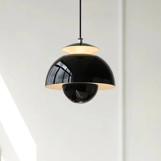 Nowoczesna Lampa Wisząca Retro z Geometrycznym Kloszem 25x24 cm – Lampa do Salonu i Nad Stół 0