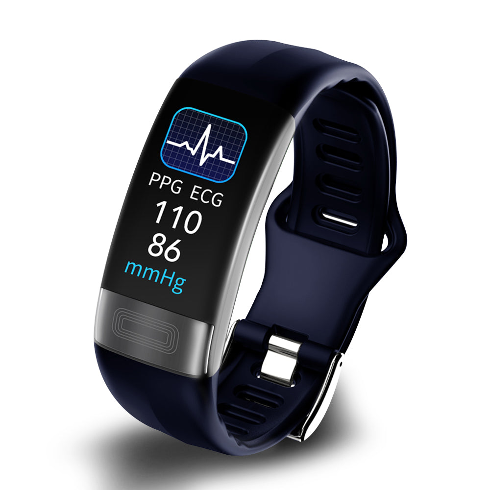 Smartwatch z EKG, monitorowaniem tętna i SpO2 – Wodoodporny ciśnieniomierz na nadgarstek 4