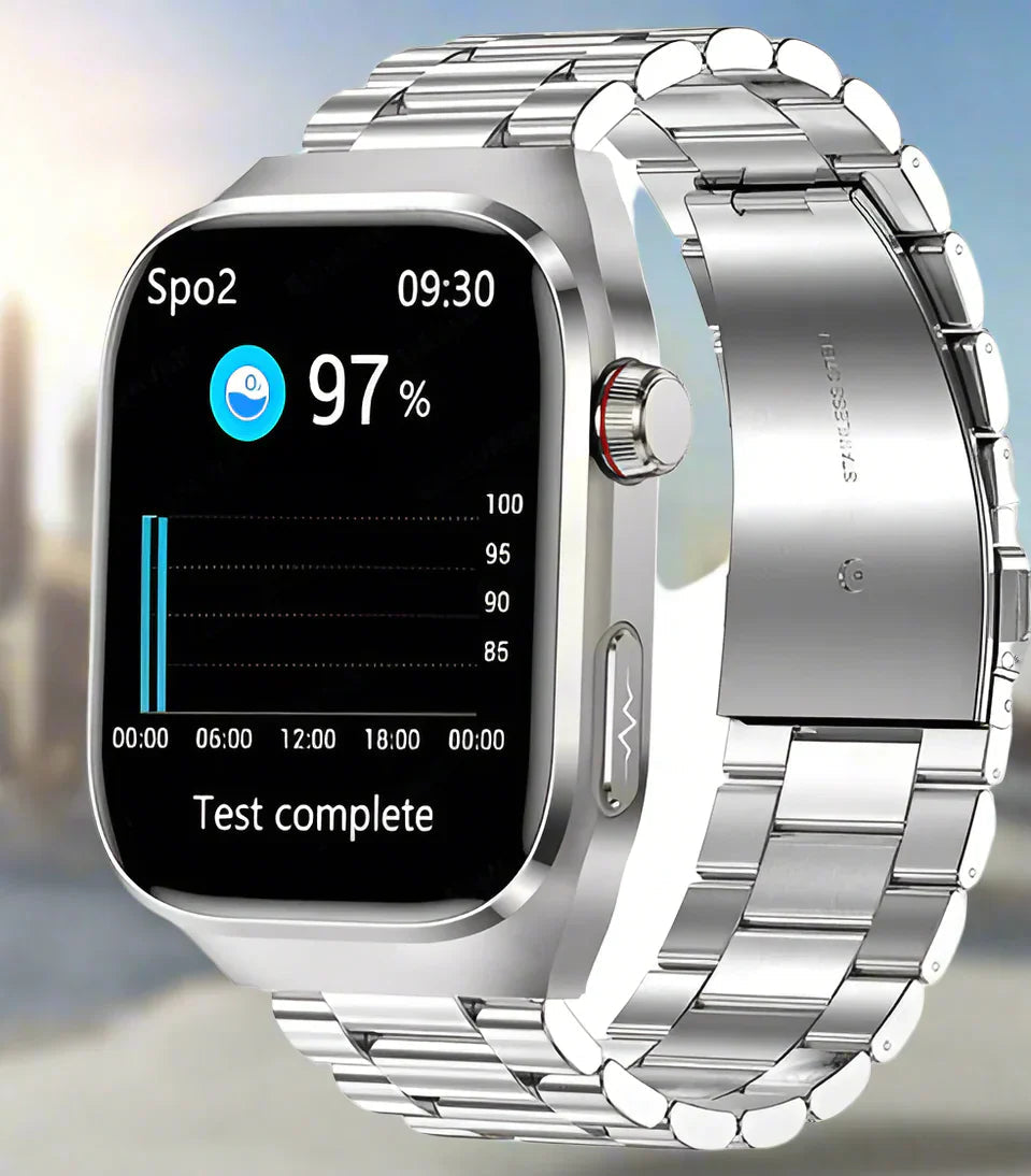 Smartwatch z monitorowaniem zdrowia, EKG, Bluetooth – Maxwell 2024 Health 2