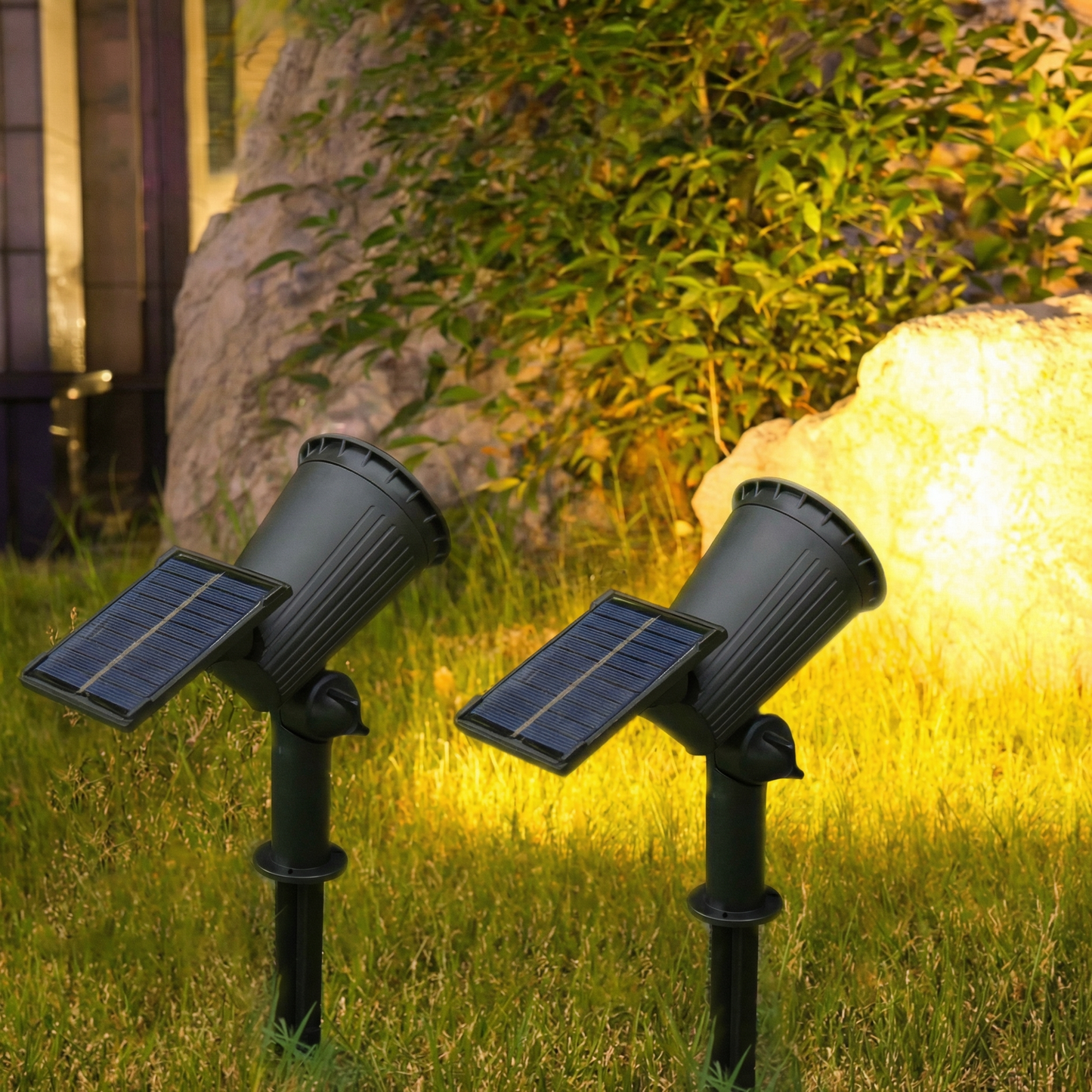 Beam - Solarny reflektor ogrodowy LED z czujnikiem zmierzchu