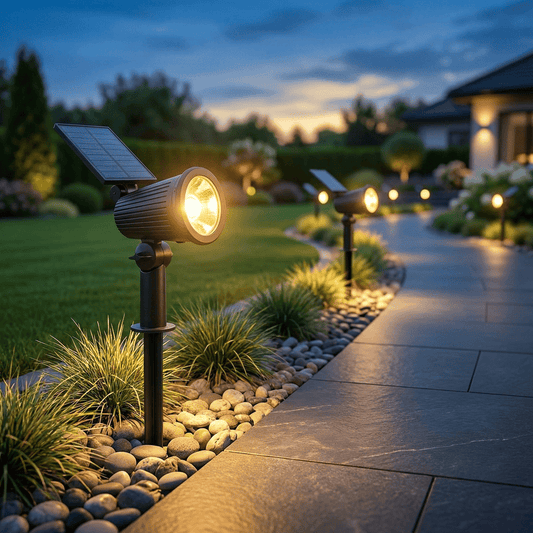 Beam - Solar LED garden spotlight with dusk sensor