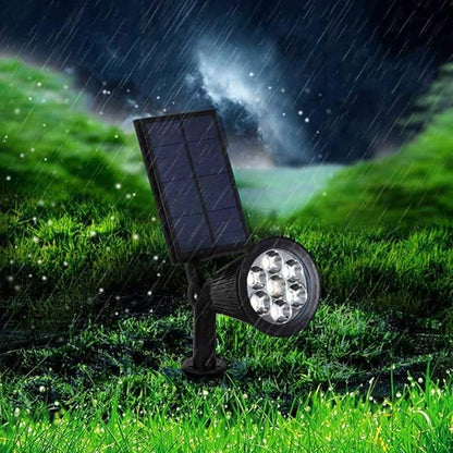Solarne Reflektor Ogrodowy LED z Czujnikiem Zmierzchu – 9 Kolorów, Wodoodporny, Łatwy Montaż, Regulowany Kąt Światła 7