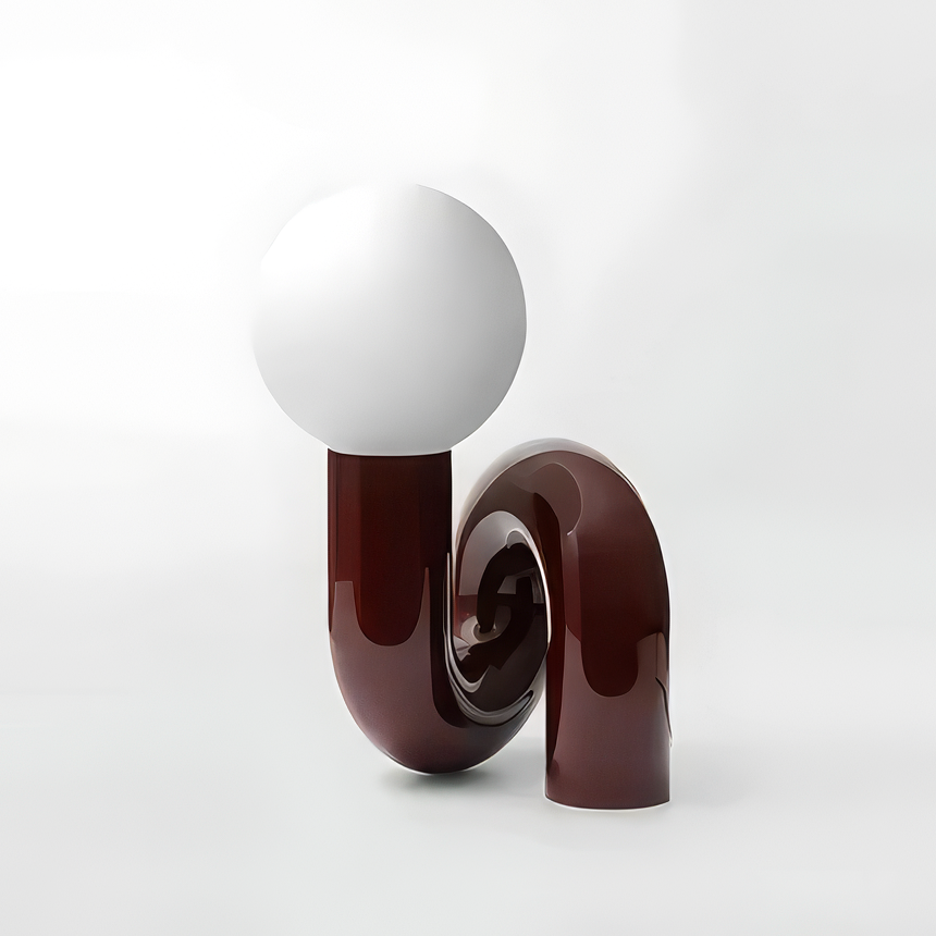 Loop - spiralna lampa stołowa