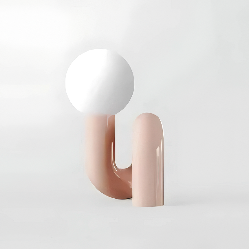 Loop - spiralna lampa stołowa