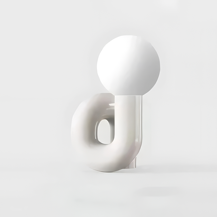 Loop - spiralna lampa stołowa