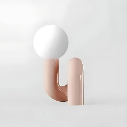 Loop - spiralna lampa stołowa